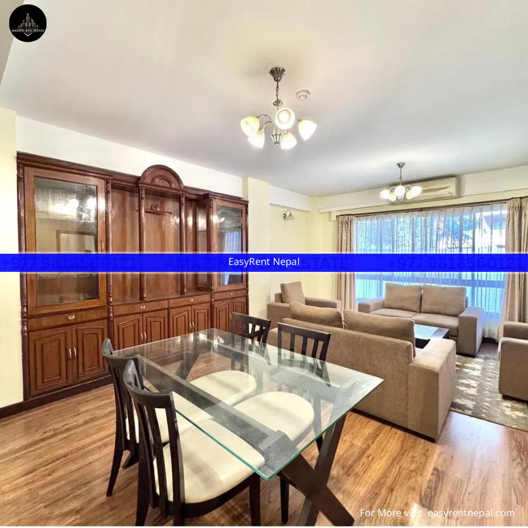 Luxurious 3bhk Furnished Apartment For Rent In Prime Naxal, Kathmandu